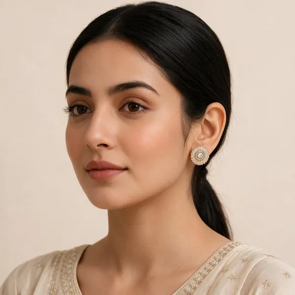 Gold_Alloy_Cubic_Zirconia_Plated_Stud_Earrings_For_Women