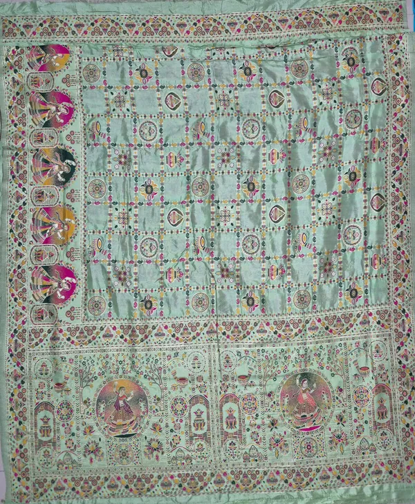 Pastel_Green_Traditional_Pashmina_Saree_Default_Title
