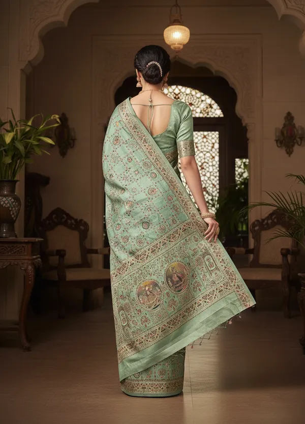 Pastel_Green_Traditional_Pashmina_Saree_Default_Title