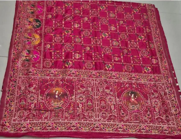 Magenta_Pink_Traditional_Pashmina_Saree_Default_Title