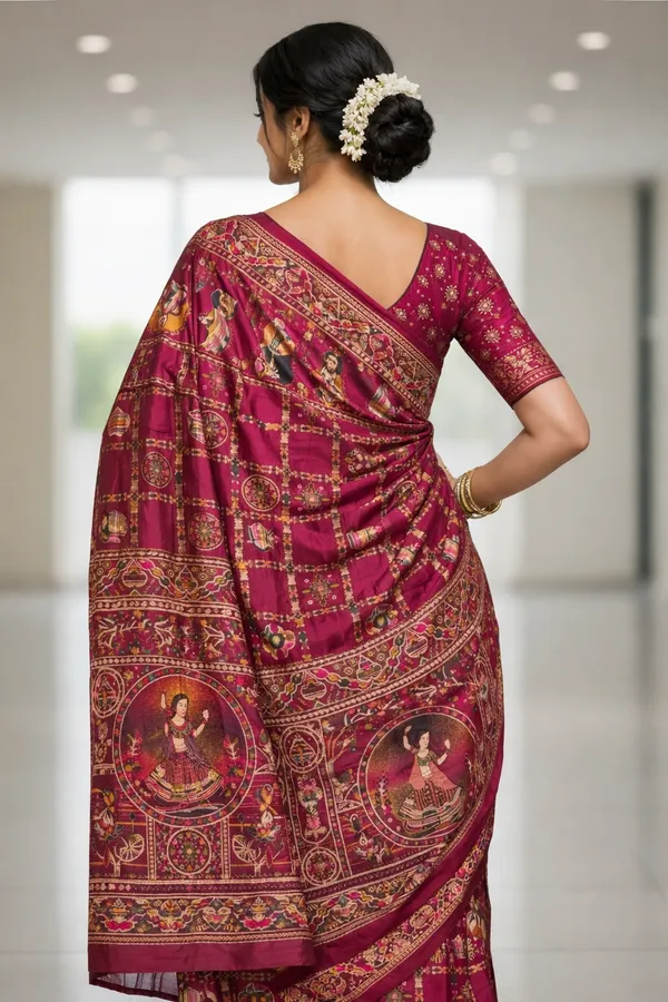 Magenta_Pink_Traditional_Pashmina_Saree_Default_Title