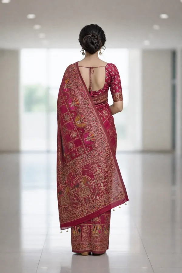 Magenta_Pink_Traditional_Pashmina_Saree_Default_Title