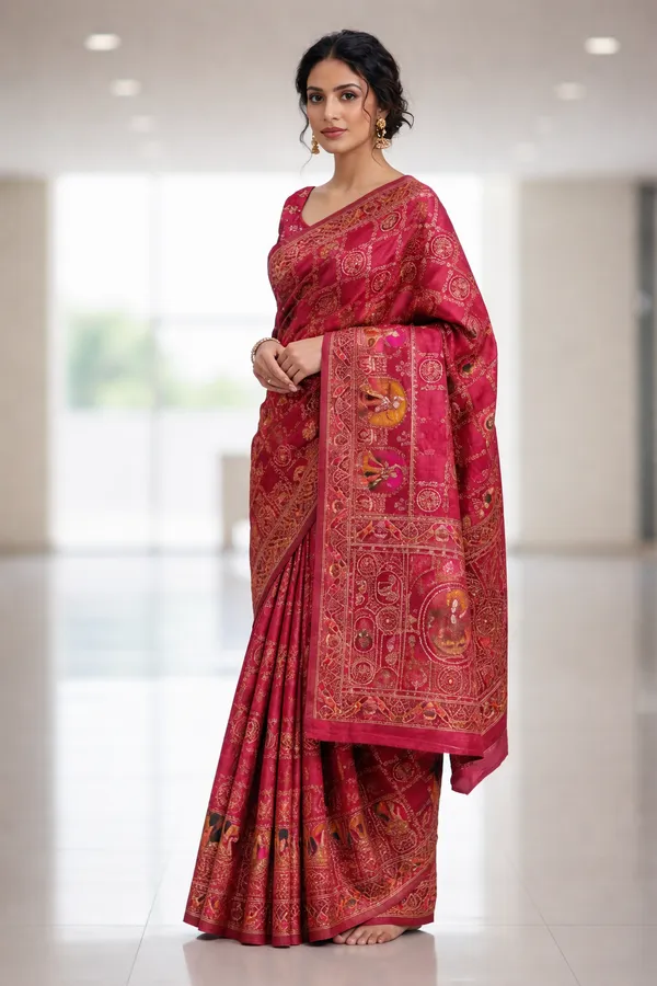 Magenta_Pink_Traditional_Pashmina_Saree_Default_Title