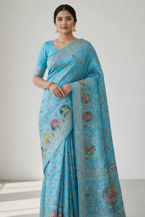 Sky_Blue_Traditional_Woven_Pashmina_Saree_Default_Title