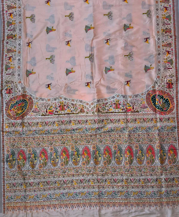 Cream_Pashmina_Saree_With_Traditional_Folk_Border_Default_Title