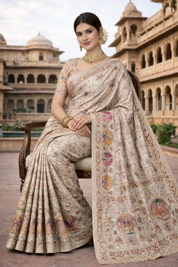 White_Pashmina_Silk_Saree_With_Multicolor_Woven_Traditional_Designer_Pallu_Default_Title