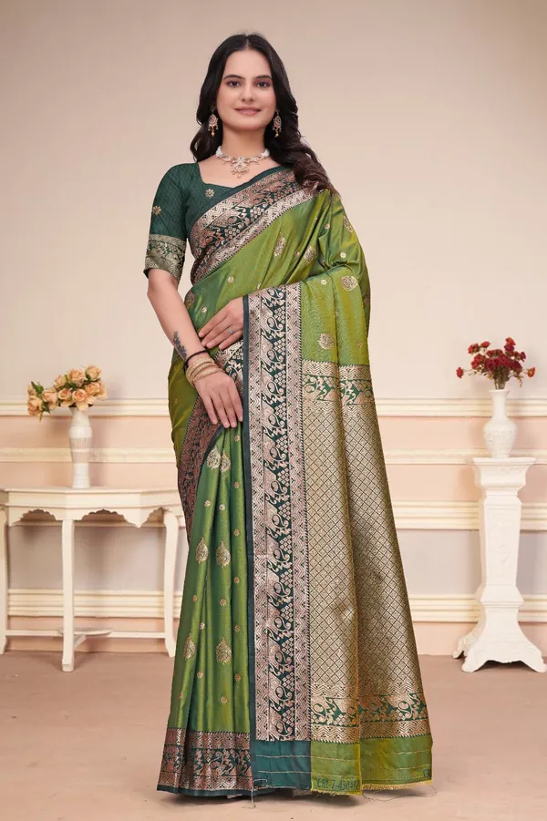 Olive_Green_50_600_Silk_Saree_With_Rich_Zari_Pallu_Default_Title