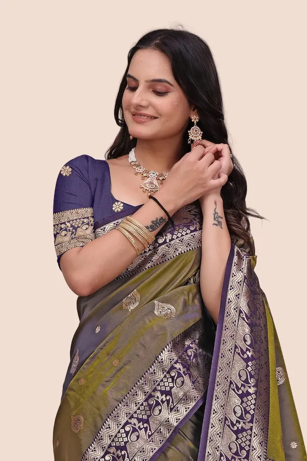 Olive_Green_Purple_50_600_Silk_Saree_With_Rich_Zari_Pallu_Default_Title