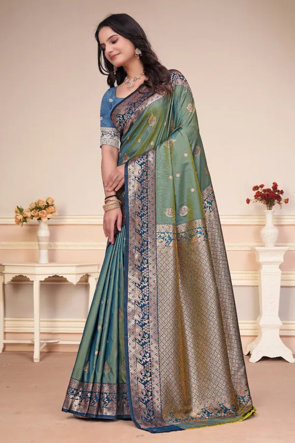 Elegant_Dusty_Teal_Blue_50_600_Silk_Saree_With_Royal_Blue_Zari_Border_Traditional_Pallu_Default_Title