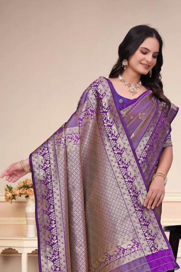 Elegant_Royal_Purple_50_600_Silk_Saree_With_Antique_Gold_Zari_Border_Traditional_Pallu_Default_Title