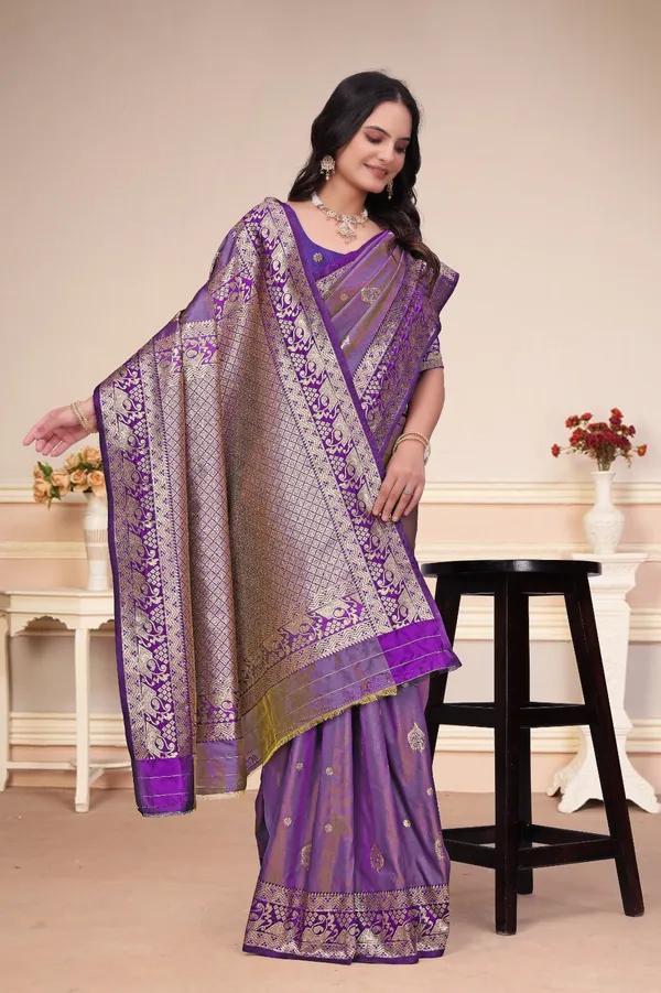 Elegant_Royal_Purple_50_600_Silk_Saree_With_Antique_Gold_Zari_Border_Traditional_Pallu_Default_Title