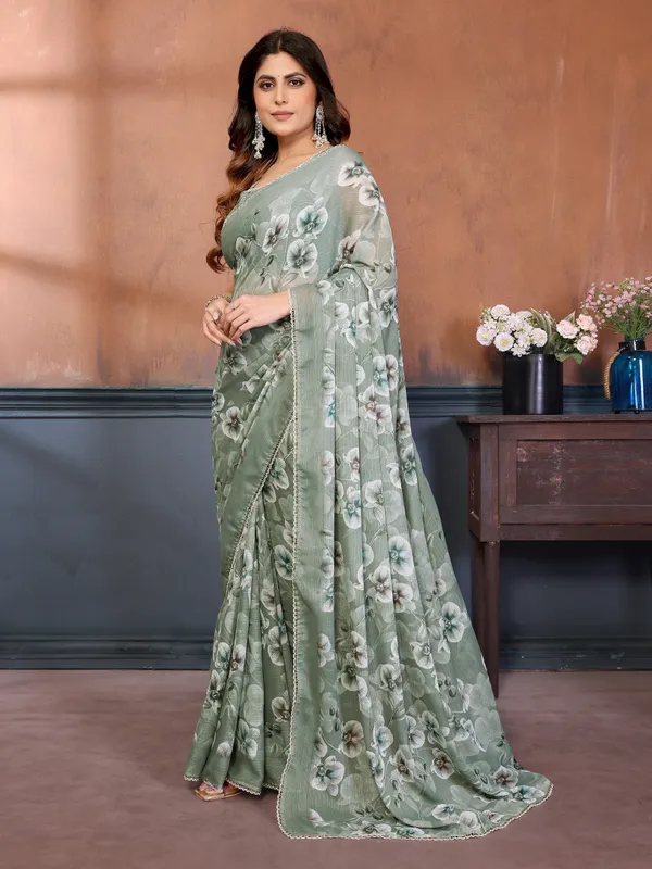 Floral_Printed_Sharmili_Georgette_Silk_Saree_with_Elegant_Lace_Border