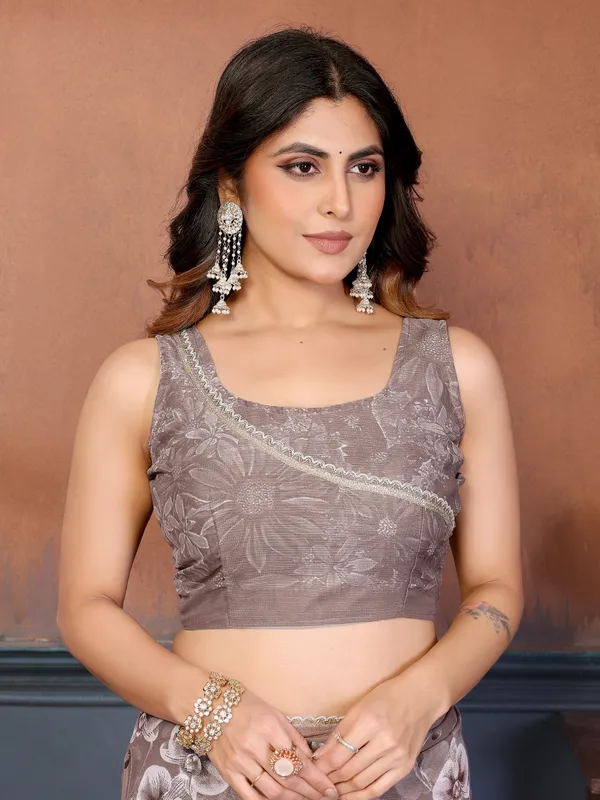 Floral_Printed_Sharmili_Georgette_Silk_Saree_with_Elegant_Lace_Border