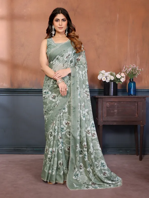 Floral_Printed_Sharmili_Georgette_Silk_Saree_with_Elegant_Lace_Border