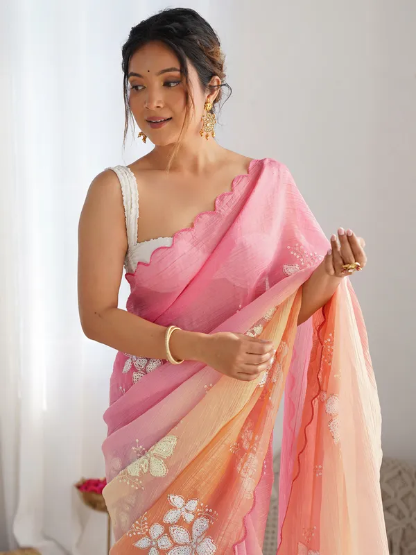 Gold_Crush_Silk_Saree_with_Floral_Embroidery_Work_and_Scalloped_Border