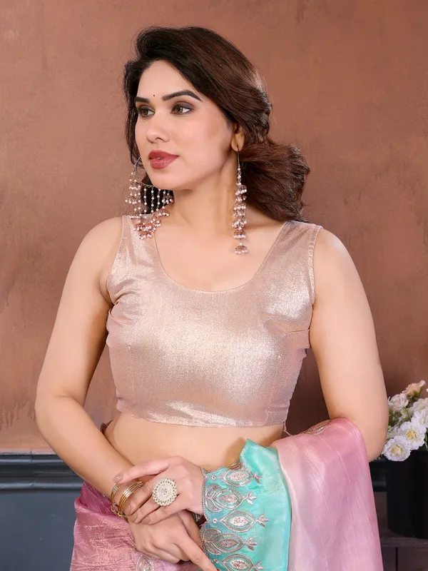 Gold_Crush_Silk_Saree_with_Padded_Embroidery_Work_&_Embroidered_Border