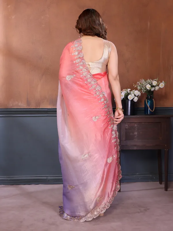 Gold_Crush_Silk_Saree_with_Padded_Embroidery_Work_&_Embroidered_Border