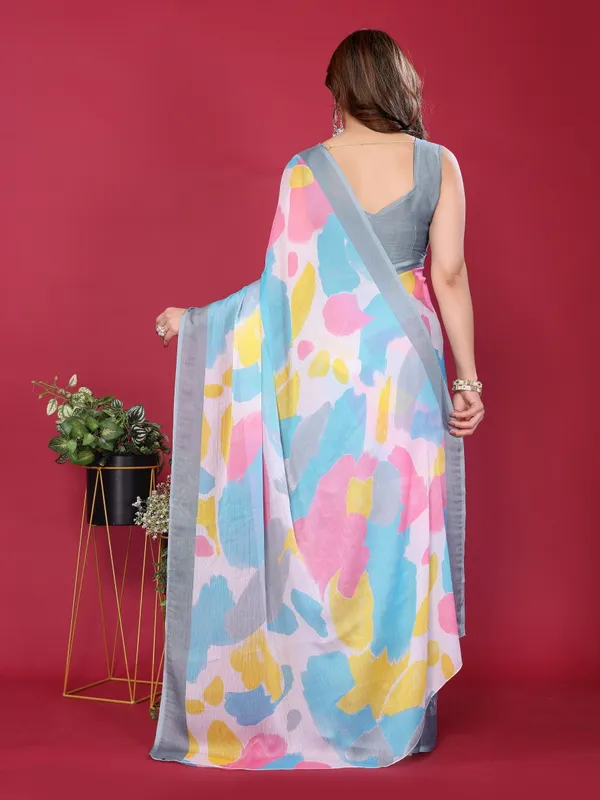 Grey_Abstract_Printed_Moss_Chiffon_Silk_Saree_with_Floral_Border