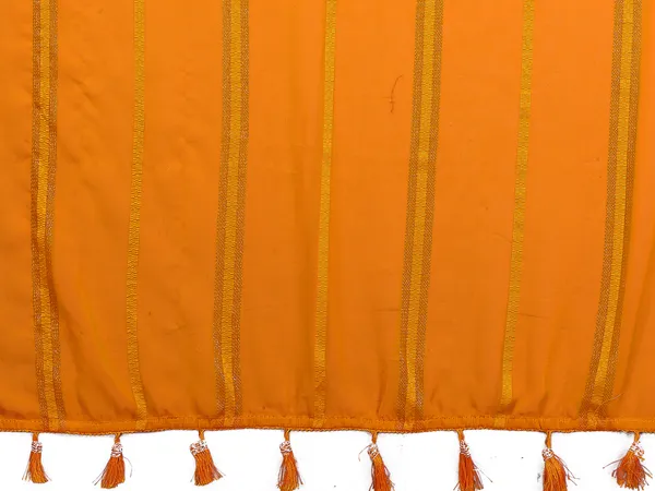 Kaju_Patta_Pattern_Georgette_Silk_Saree_with_Elegant_Border_&_Tassel_Detailing