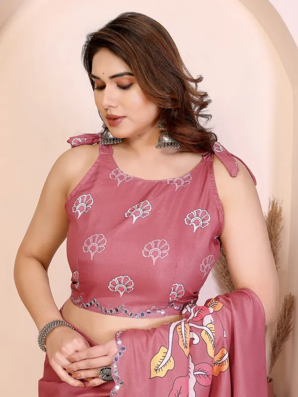 Kalamkari_Digital_Printed_Manipuri_Silk_Saree_with_Mirror_Work_Border