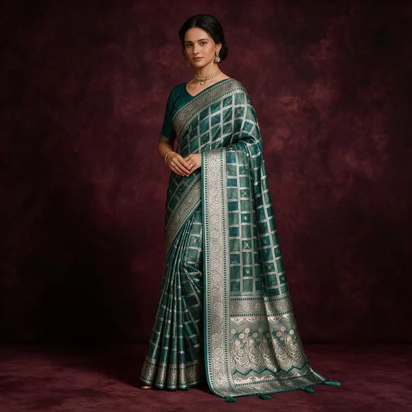 Green_Silk_Traditional_Saree_For_Women