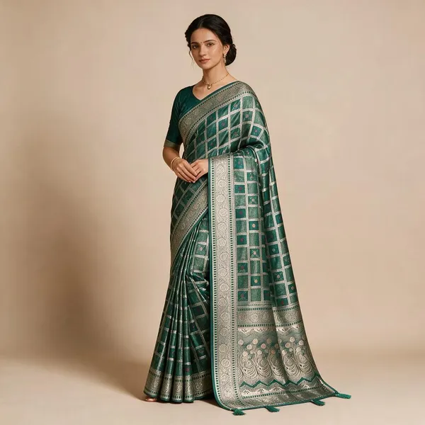 Green_Silk_Traditional_Saree_For_Women