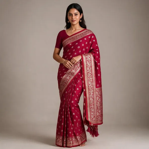 Magenta_Silk_Traditional_Saree_For_Women