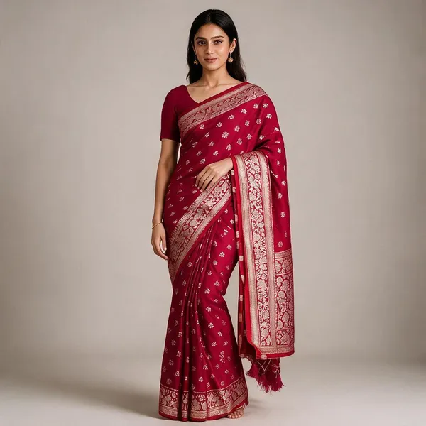 Magenta_Silk_Traditional_Saree_For_Women