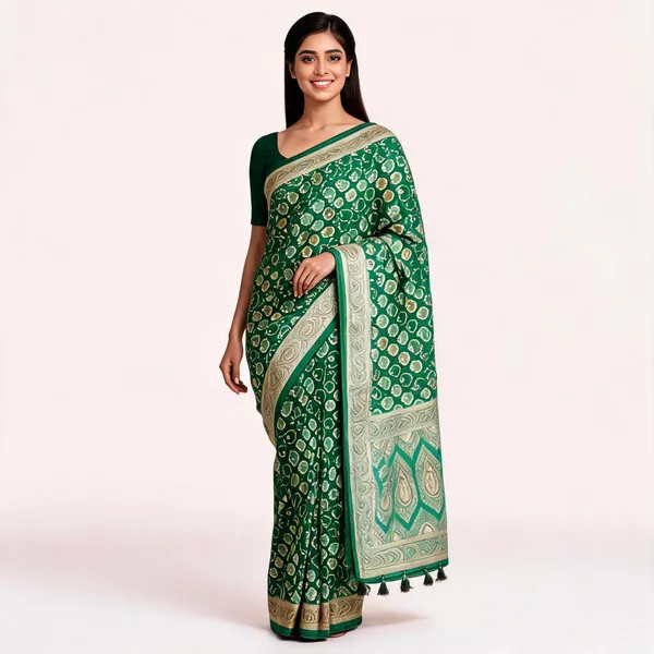 Green_Silk_Traditional_Saree_For_Women