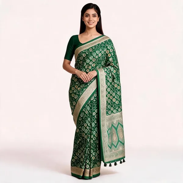 Green_Silk_Traditional_Saree_For_Women