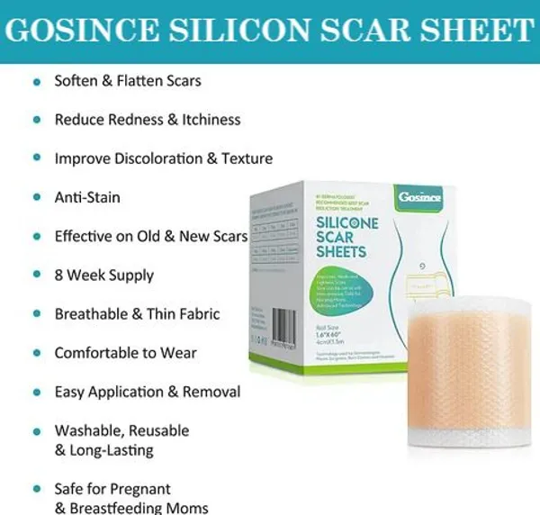 Gosince_Medical-Grade_Silicone_Scar_Tape_Roll_–Reusable,Cut-to-Size_Scar_Reduction_Sheet_Crepe_Bandage_(4_cm)