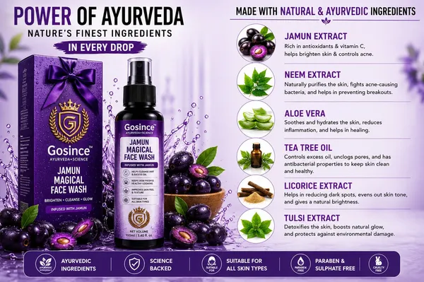 Gosince_Ayurveda_+_Science_Jamun_Magic__|_Brightening,Oil_Control&Healthy_Glow_Face_Wash_(300_ml)