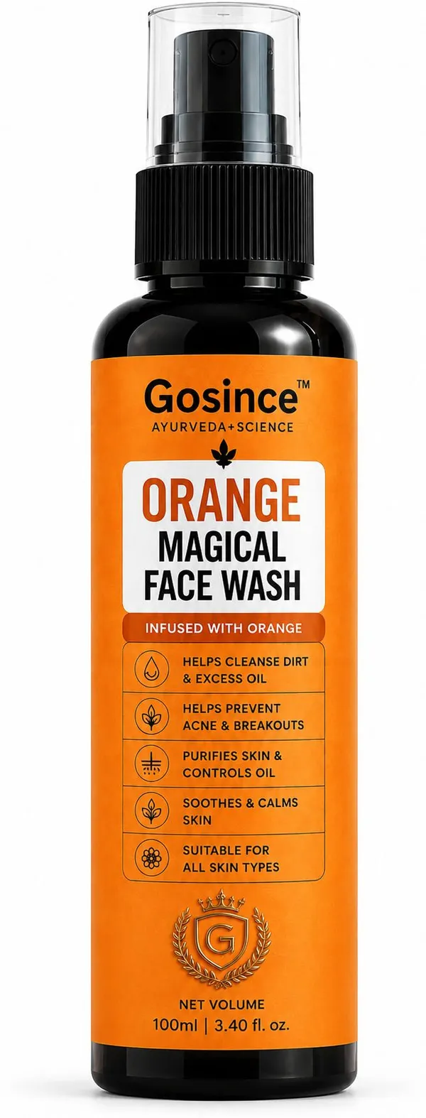Gosince_Orange_Extract__|_Brightening_Daily_Cleanser_Face_Wash_(100_ml)