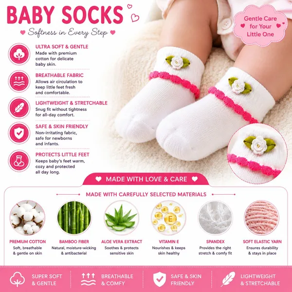 Suntara_Baby_Boys_&_Baby_Girls_Floral_Print_Ankle_Length_(Pack_of_4)