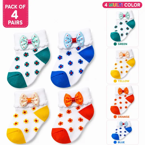Suntara_Baby_Boys_&_Baby_Girls_Floral_Print_Ankle_Length_(Pack_of_4)