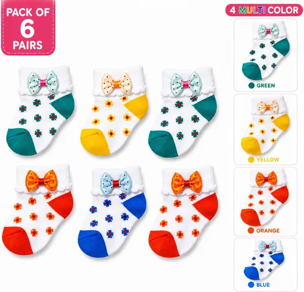 Suntara_Baby_Boys_&_Baby_Girls_Floral_Print_Ankle_Length_(Pack_of_6)