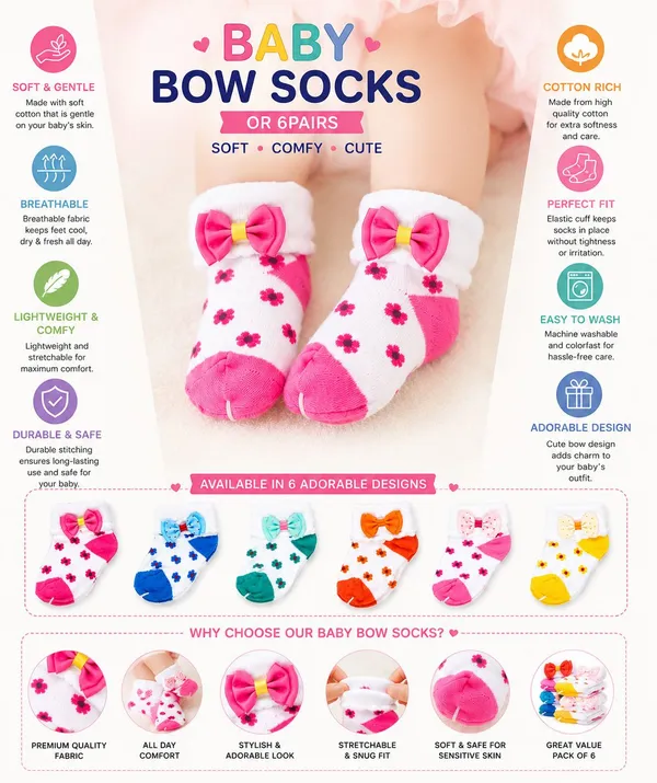 Suntara_Baby_Boys_&_Baby_Girls_Floral_Print_Ankle_Length_(Pack_of_6)