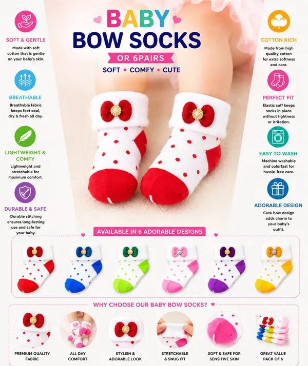 Suntara_Baby_Boys_&_Baby_Girls_Floral_Print_Ankle_Length_(Pack_of_6)
