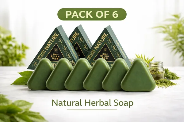 Gosince_Nature_Seven_Green_Herbal_Soap_(6_x_16.5_g)