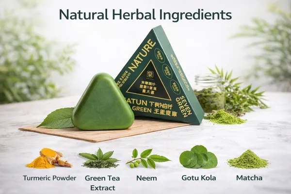 Gosince_Nature_Seven_Green_Herbal_Soap_(6_x_16.5_g)