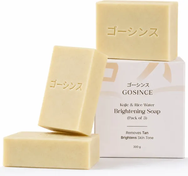 Gosince_Brightening_Soap_with_Kojeec_&_Rice_Water,Removes_Tan_&_Dark_Spots,_Glowing_Skin_(3_x_100_g)