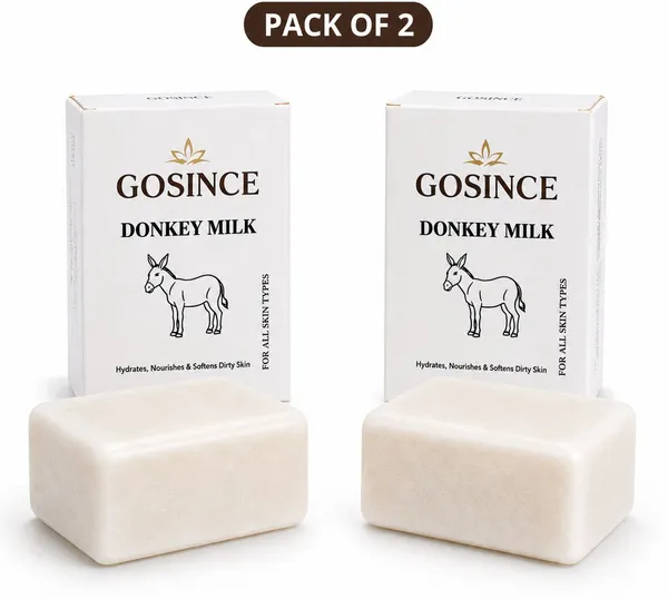Gosince_Donkey_Milk_Bath_Soap_|_Moisturizing_&_Skin_Repair_|_Smooth_&_Radiant_Skin_(2_x_100_g)