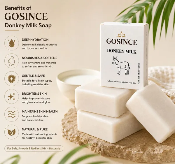 Gosince_Donkey_Milk_Bath_Soap_|_Moisturizing_&_Skin_Repair_|_Smooth_&_Radiant_Skin_(2_x_100_g)