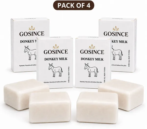 Gosince_Donkey_Milk_Soap_|_Deep_Hydration_&_Skin_Brightening_|Face_&_Body_Soap_|All_Skin_(4_x_100_g)