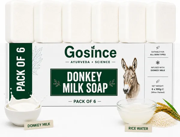 Gosince_Donkey_Milk_&_Rice_Water_Soap_Bar_for_Face_&_Body_|_Brightening_&_Moisturizing_(6_x_100_g)
