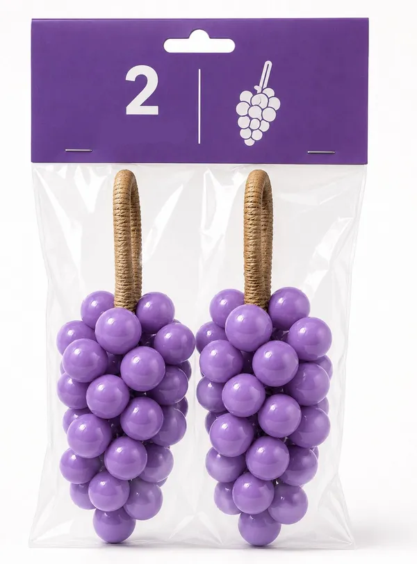 Gosince_Purple_Grape_Bunch_Decorative_Soap_(2_x_100_g)