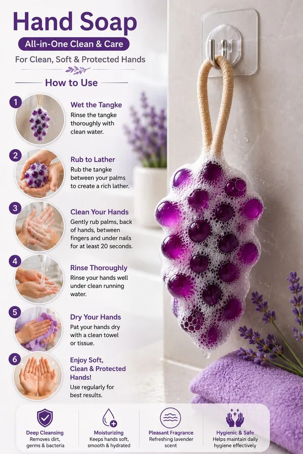 Gosince_Purple_Grape_Bunch_Decorative_Soap_(2_x_100_g)