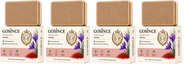 Gosince_sandalwood_&_saffron_Soap_–_Deep_Cleansing_&_Gentle_Exfoliation_Soap_Bar_(4_x_22.25_g)