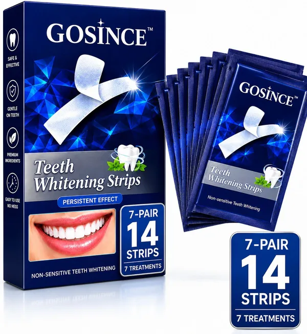 Gosince_Teeth_Whitening_Strips_|_Non-Sensitive_Formula_|_Removes_All_Stains_|Easy_to_Use_Teeth_Whitening_Kit_()