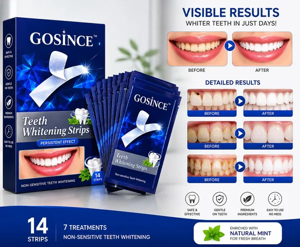 Gosince_Teeth_Whitening_Strips_|_Non-Sensitive_Formula_|_Removes_All_Stains_|Easy_to_Use_Teeth_Whitening_Kit_()